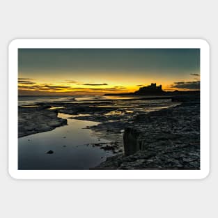 Bamburgh Sunrise Sticker